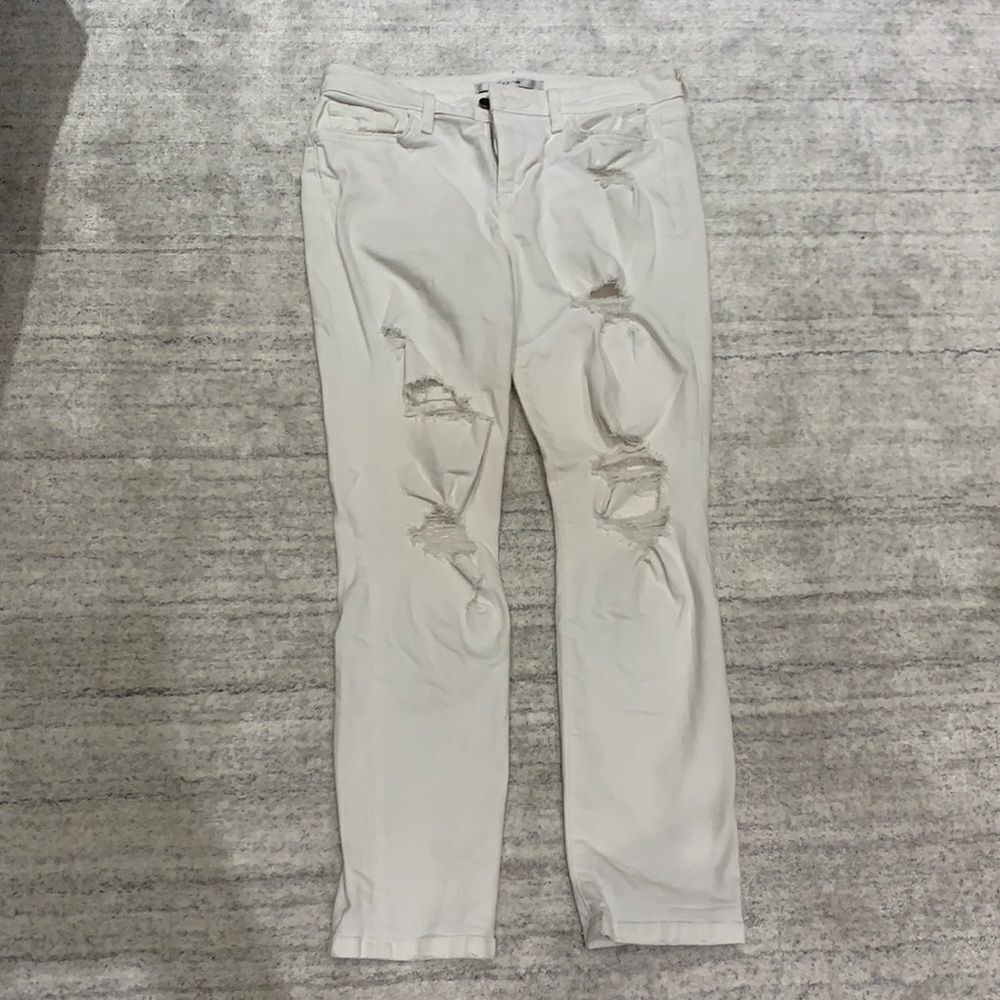 Joe’s Jeans Skinny White Ripped Jeans